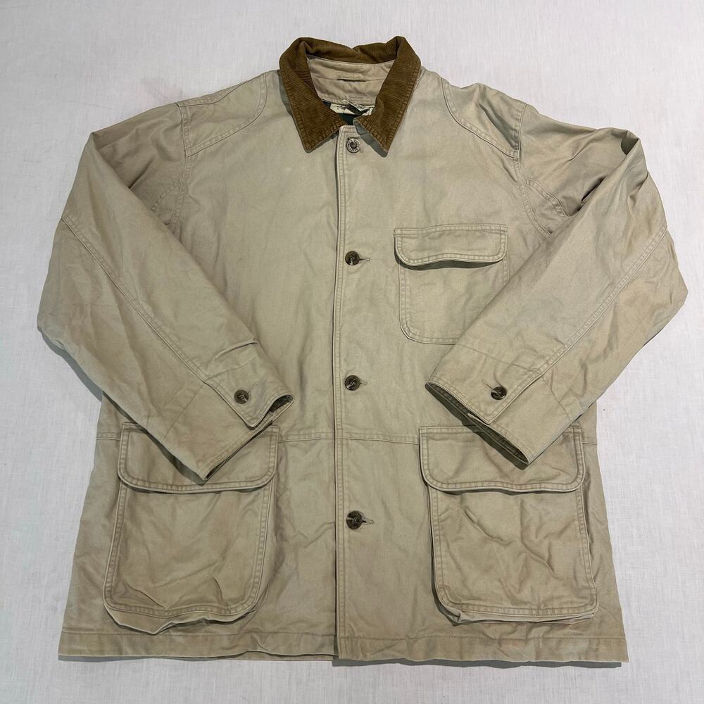 Eddie Bauer Tan Chore Jacket Sz S